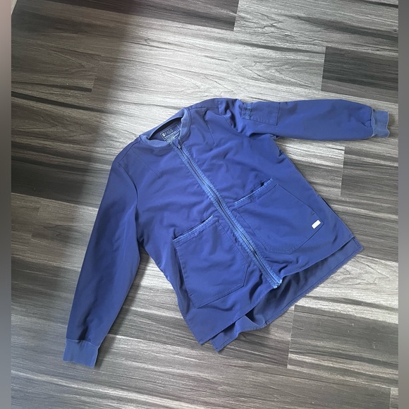 Womens L bellery figs navy jacket - Picture 2 of 12